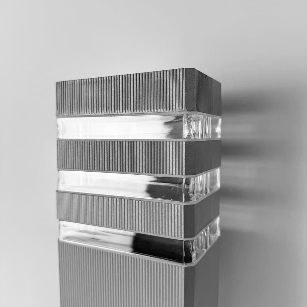 Светильник уличный настенный 23х11 см Серый (8024-1W GR) - фото 3