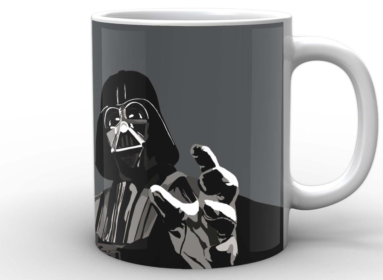 Чашка GeekLand Star Wars Вейдер на сером фоне (SW.002.08)