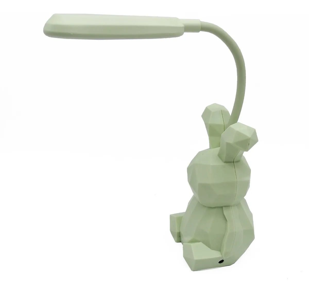 Лампа-ночник сенсорная LED настольная 3d зайка Зеленый