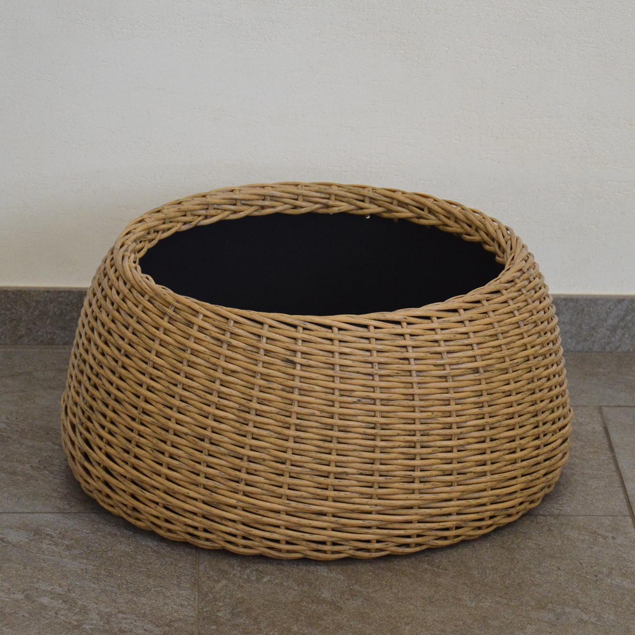 Подставка-юбка под елку плетенная из искусственного ротанга/ручной работы L Дерево (13450343) - фото 4 Подставка-юбка под елку плетенная из искусственного ротанга/ручной работы L Дерево (13450343) - фото 4