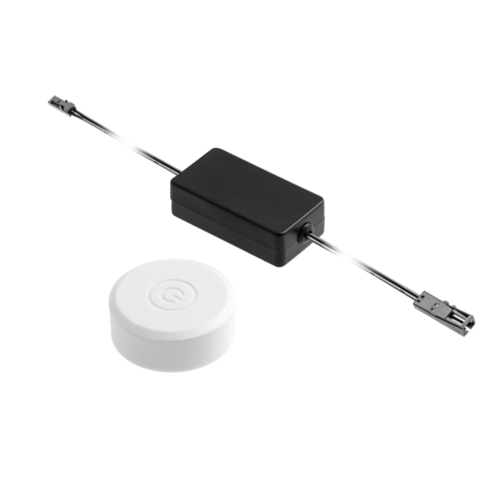 Выключатель сенсорный GTV беспроводной on-off DC12V 60W Белый (00000035840)