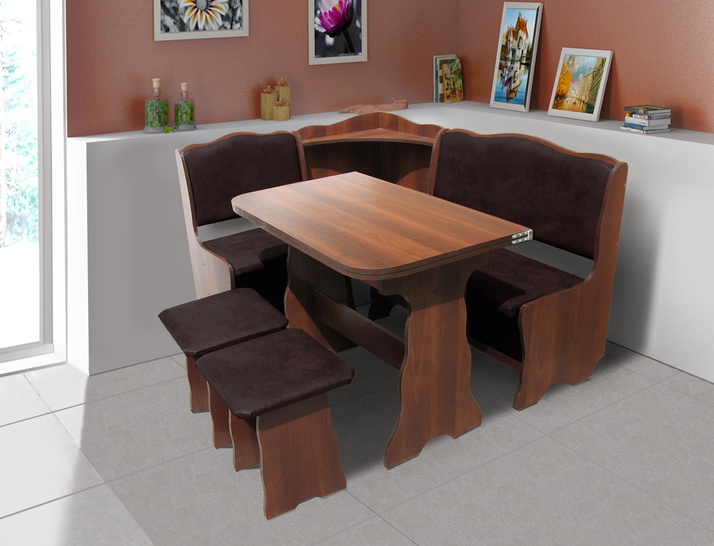 Кухонний куточок Comfort Line Симфонія ДСП Темний горіх/Шоколадний