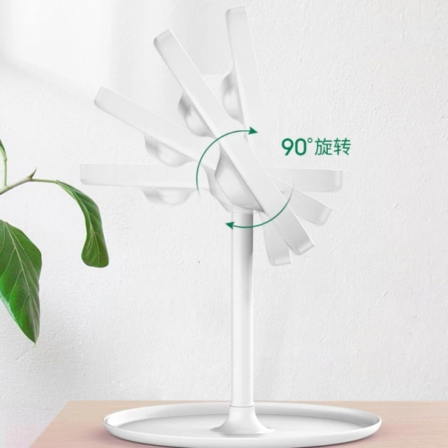 Зеркало косметическое Круглое для макияжа 360° 3 режима (28524297) - фото 9