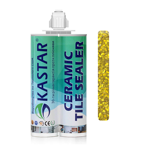 Затирка епоксидна Kastar Ceramic Tile Sealant Colorful двокомпонентна Gold/Золотий