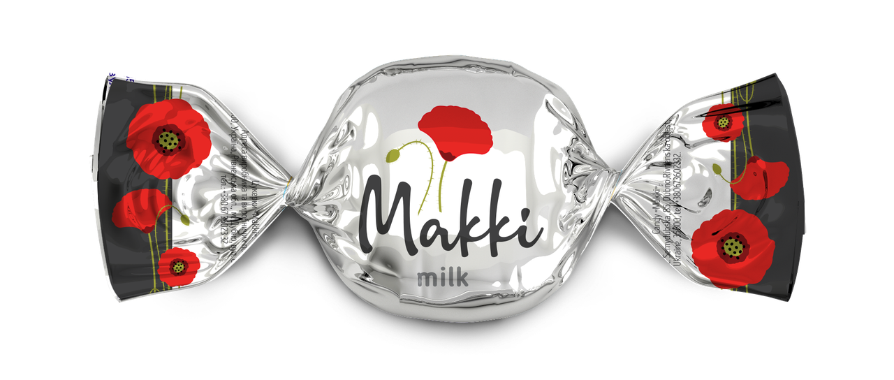 Цукерка Makki milk Chocco Via вагова 500 г (213944)