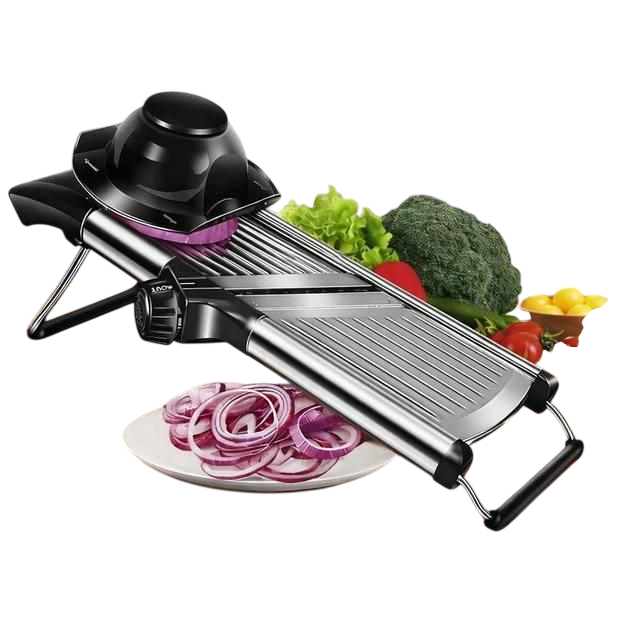 Овощерезка мандолина профессиональная из нержавеющей стали G23j с 5 встроенными лезвиями (34089269)