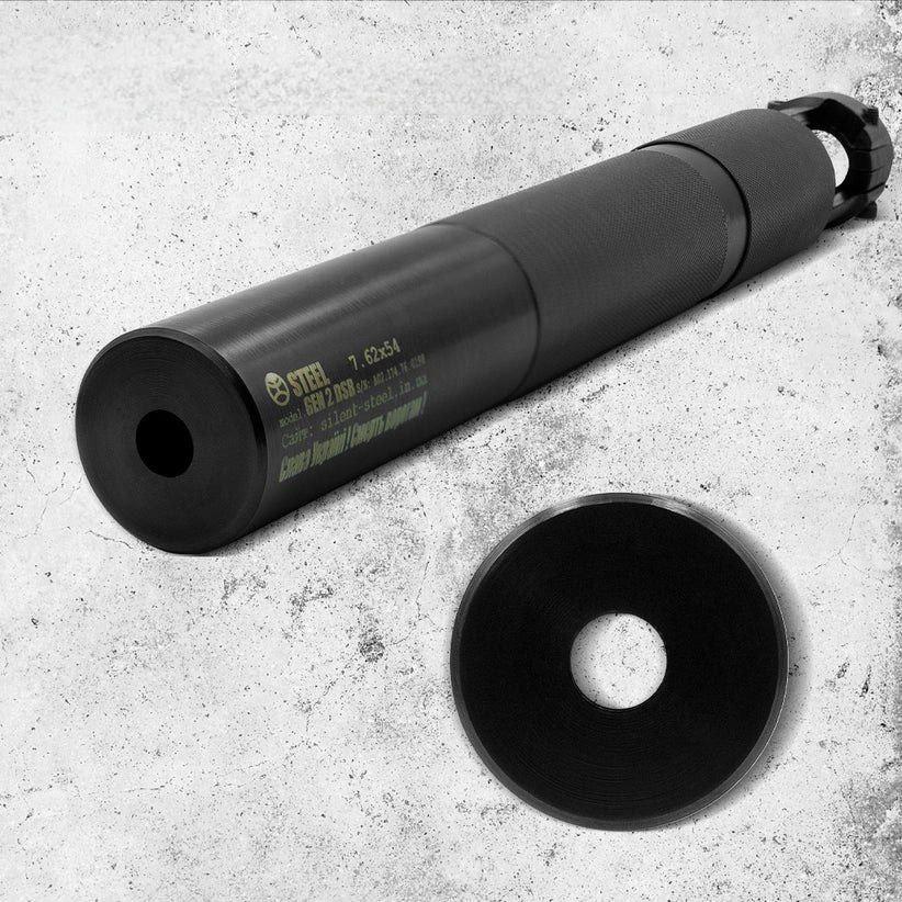 Глушник Steel GEN2 DSR 7.62х54 R для СВД/СГД/Драгунова (29016046) - фото 4 Глушник Steel GEN2 DSR 7.62х54 R для СВД/СГД/Драгунова (29016046) - фото 4