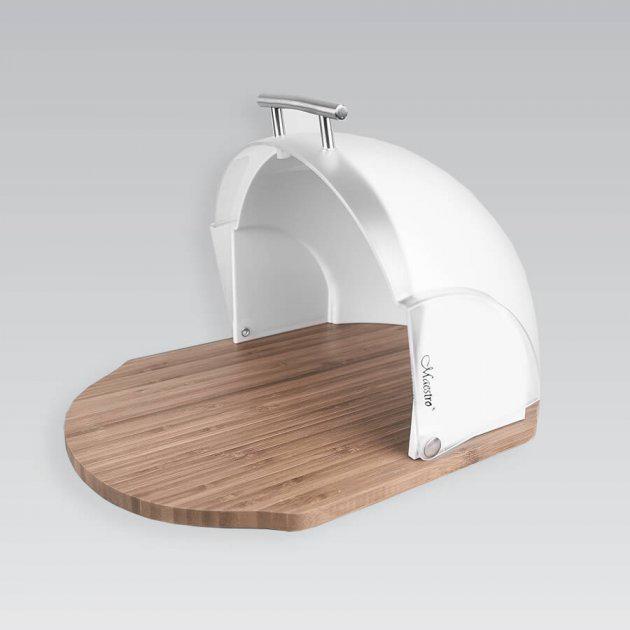 Хлібниця Maestro 37х22х40 см Білий - фото 2 Хлібниця Maestro 37х22х40 см Білий - фото 2