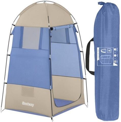 Намет-роздягальня в чохлі 4в1 110х190х110 см Синій/Бежевий - фото 3 Намет-роздягальня в чохлі 4в1 110х190х110 см Синій/Бежевий - фото 3