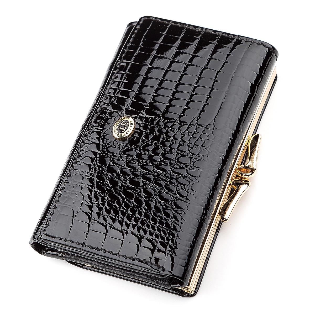Кошелек женский ST Leather 18373 кожа Черный (23472)