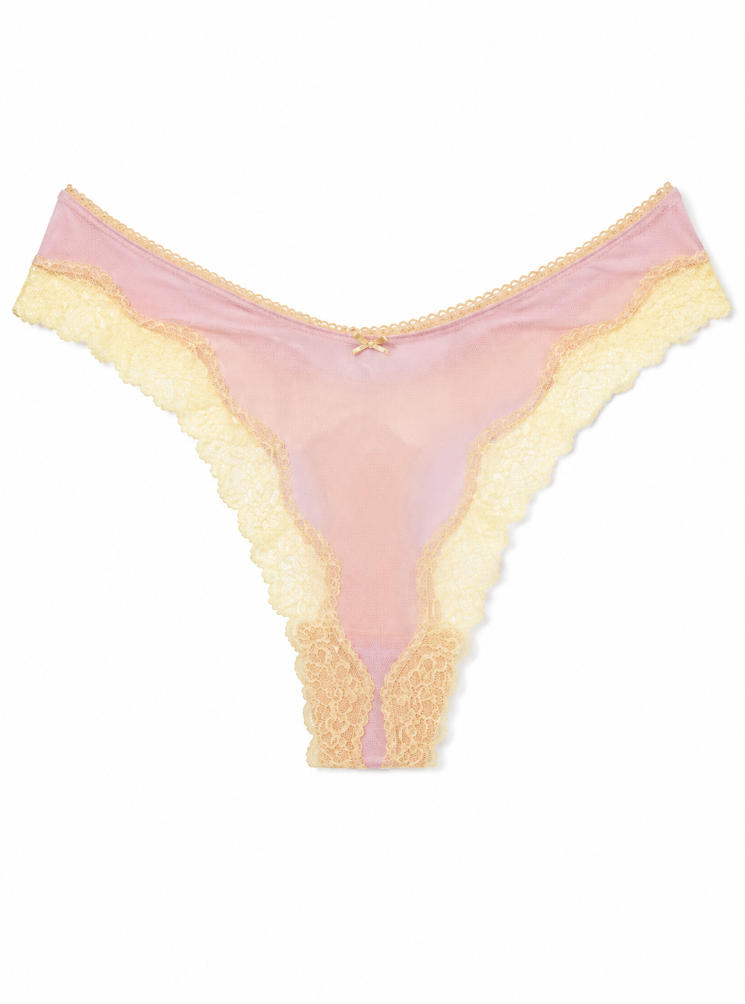 Трусики стринги Victoria's Secret Tease High-Leg Scoop M Розовый (26765219)