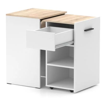 Стіл-трансформер Knap Knap Hobana Ш1 140х50х75,6 см Білий/Дуб сонома - фото 2 Стіл-трансформер Knap Knap Hobana Ш1 140х50х75,6 см Білий/Дуб сонома - фото 2