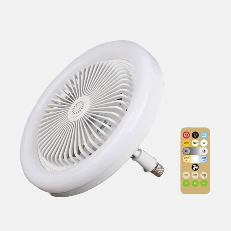 Лампа-вентилятор подвесная LED в патрон с пультом