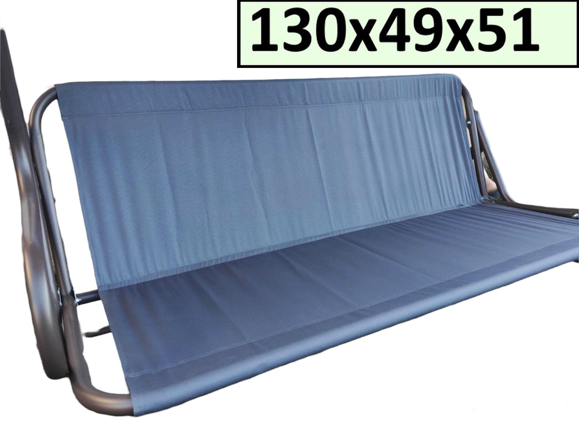 Тент нагрузочный без каркаса на садовые качели 130х49х51 см Серый (25294292) - фото 5