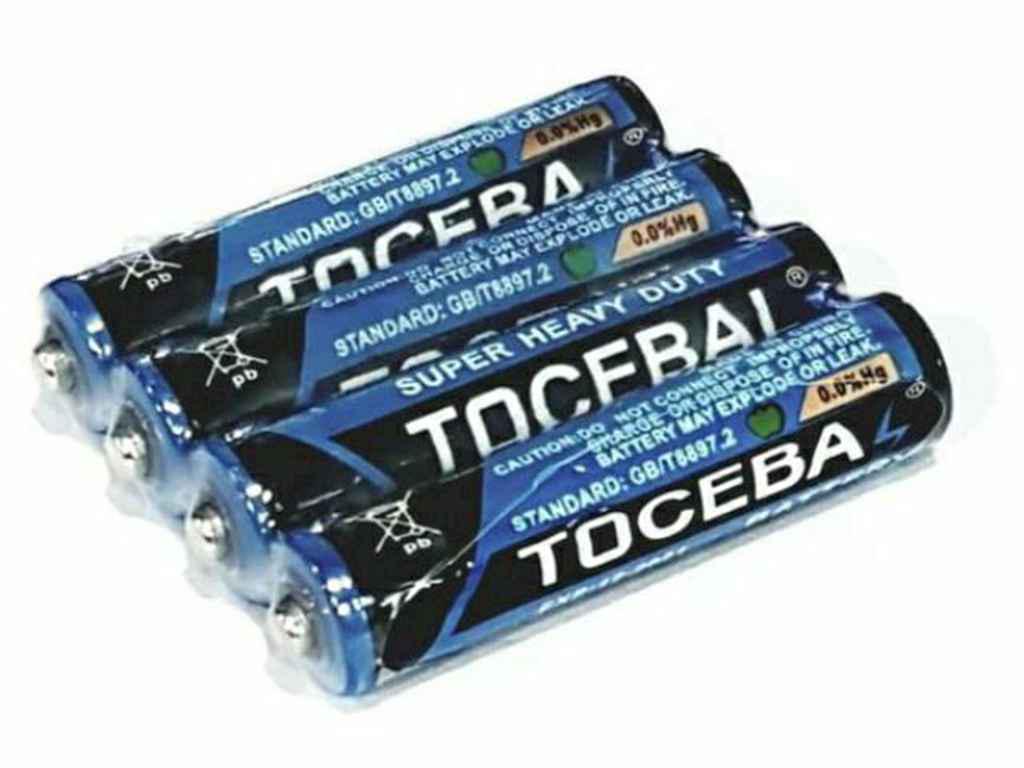 Батарейка сольова мікропальчикова TOCEBA ААА R03-Т 1,5V