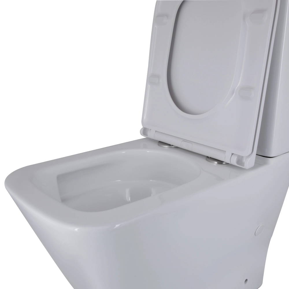 Унітаз-компакт Qtap Cardinal Ultra Quiet безобідковий з сидінням Soft-close QT04222168AUQ3W - фото 16