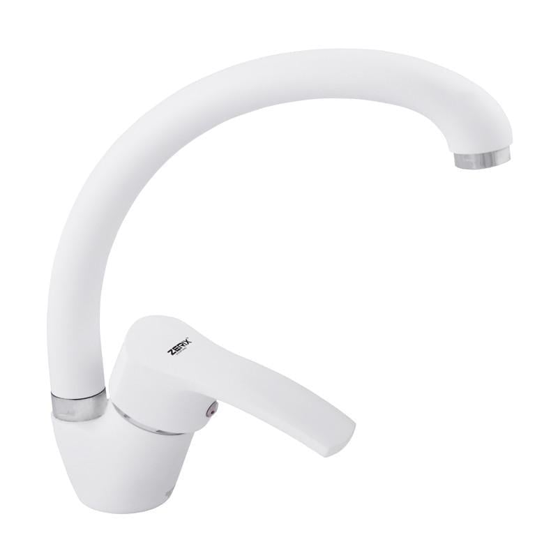 Смеситель для кухни Zerix YUB 279 Белый (ZX2763)
