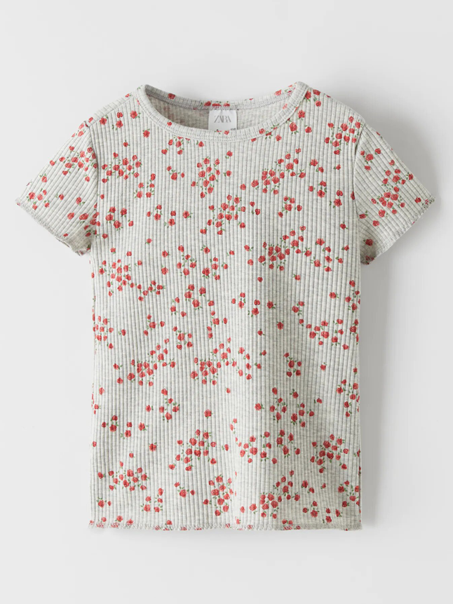 Футболка ZARA 6 лет 116 см Серый (ZR-00020)