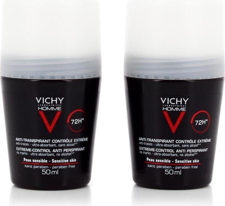 Набір дезодорантів екстрасильної дії Vichy Homme Deodorant Anti-Transpirant 72H для чоловіків (2446357873)