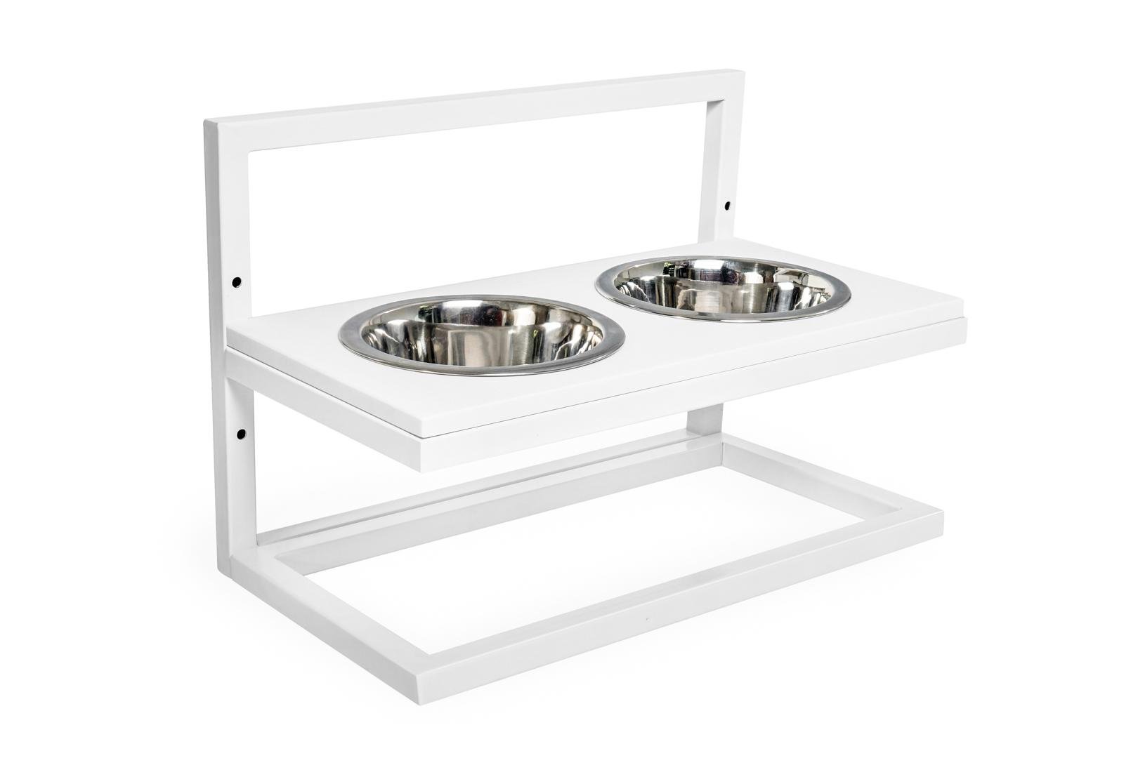 Миски Harley and Cho для собак с регулируемой высотой 1,8 л White Stone/White (3300173)