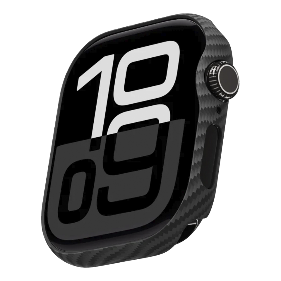 Чохол накладка Pitaka Air Case для Apple Watch 10 46 мм Black/Grey (AWB2401)