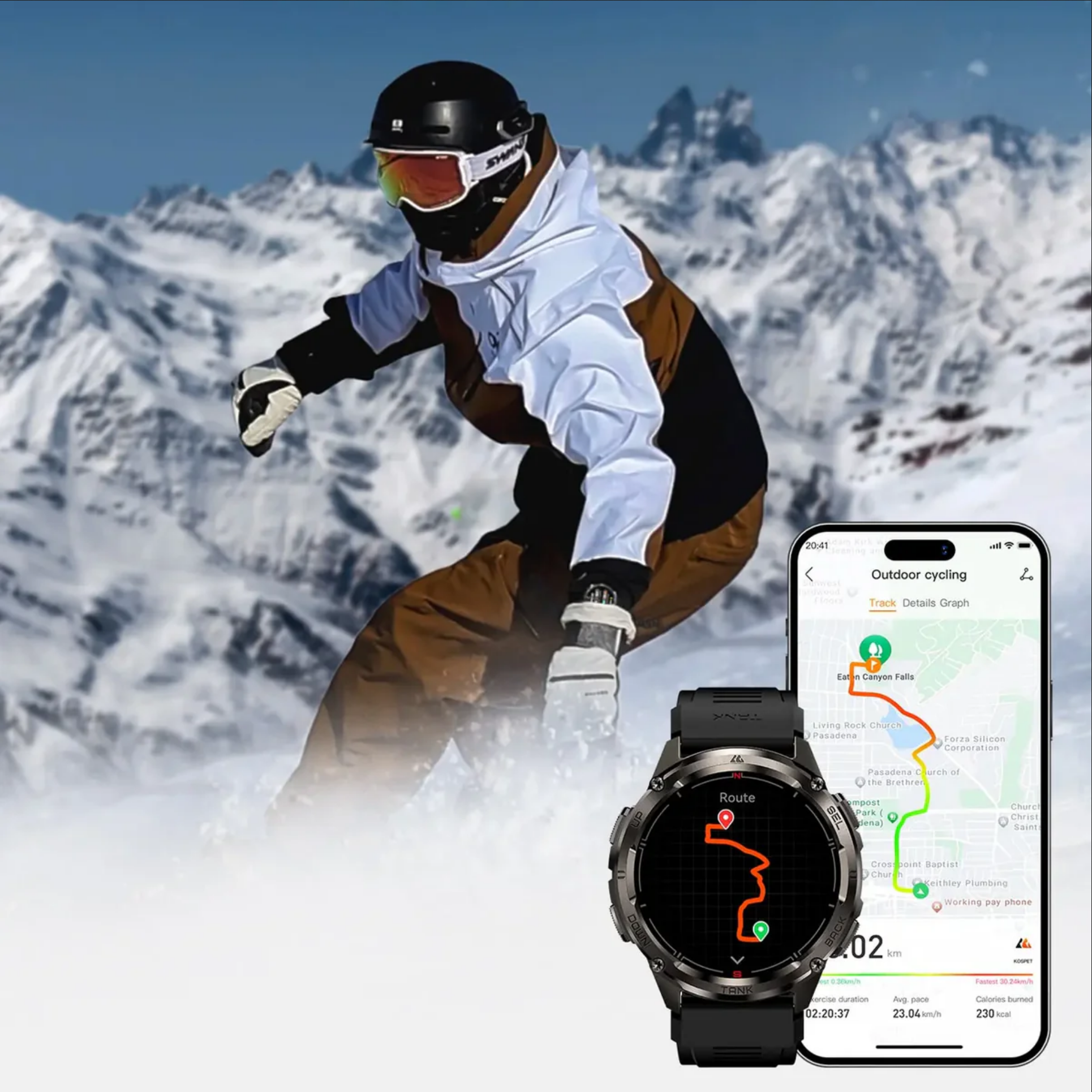 Смарт-часы тактические Kospet Tank T3 ULTRA 2 Special Edition Black - фото 8