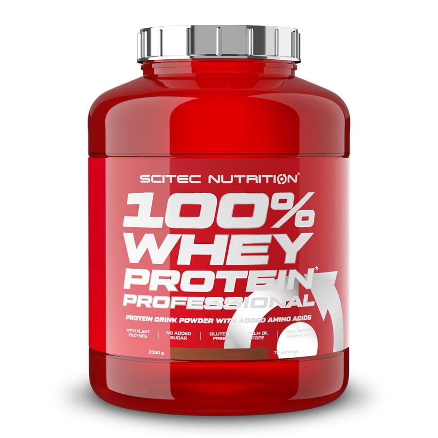 Протеїн Scitec 100% Whey Professional 2,35 кг Полуниця-білий шоколад (727V1851) - фото 1