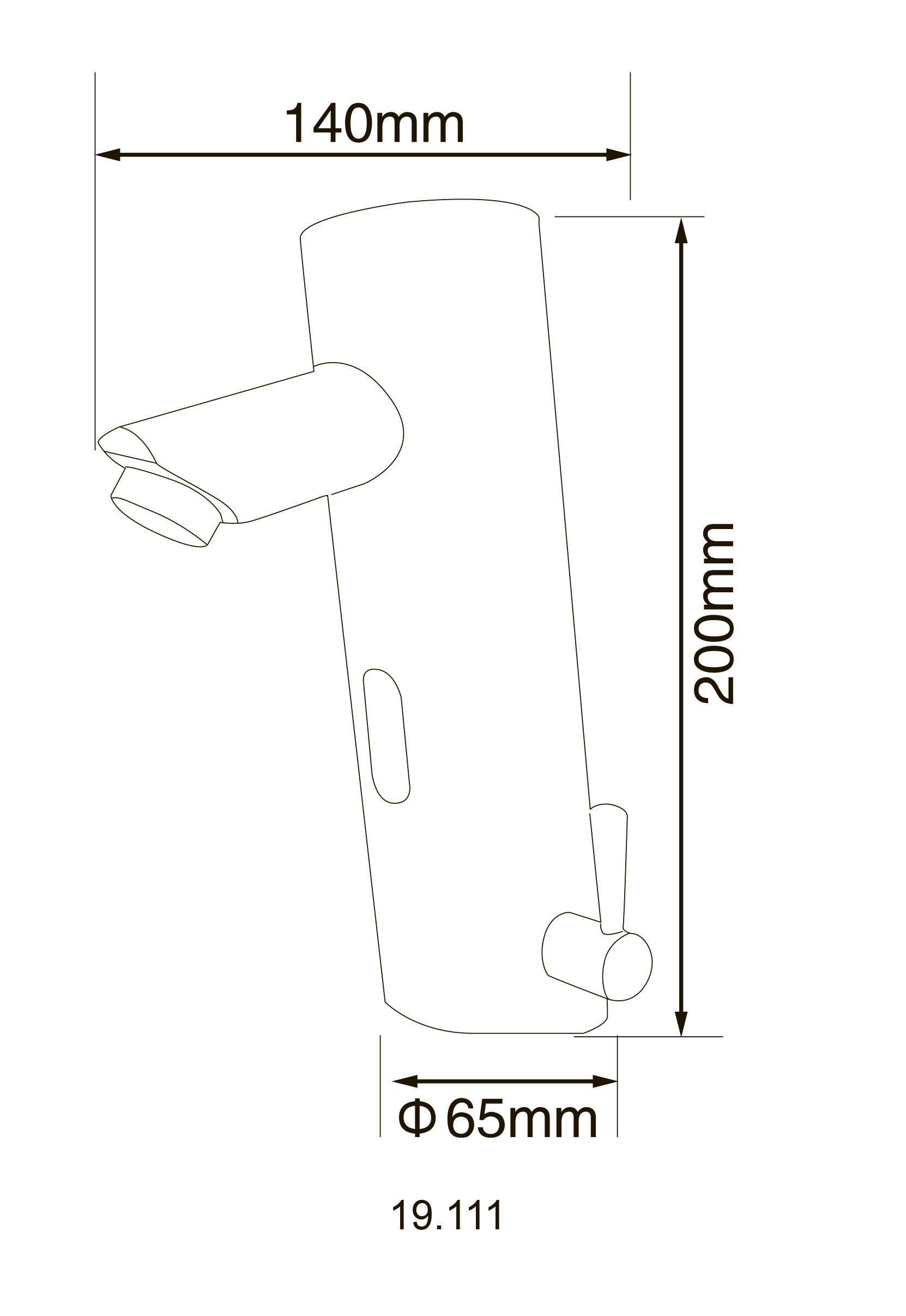 Змішувач для умивальника HOTEC 19.111 DC/AC Hot/Cold 000005189 сенсорний Хром (107873) - фото 4