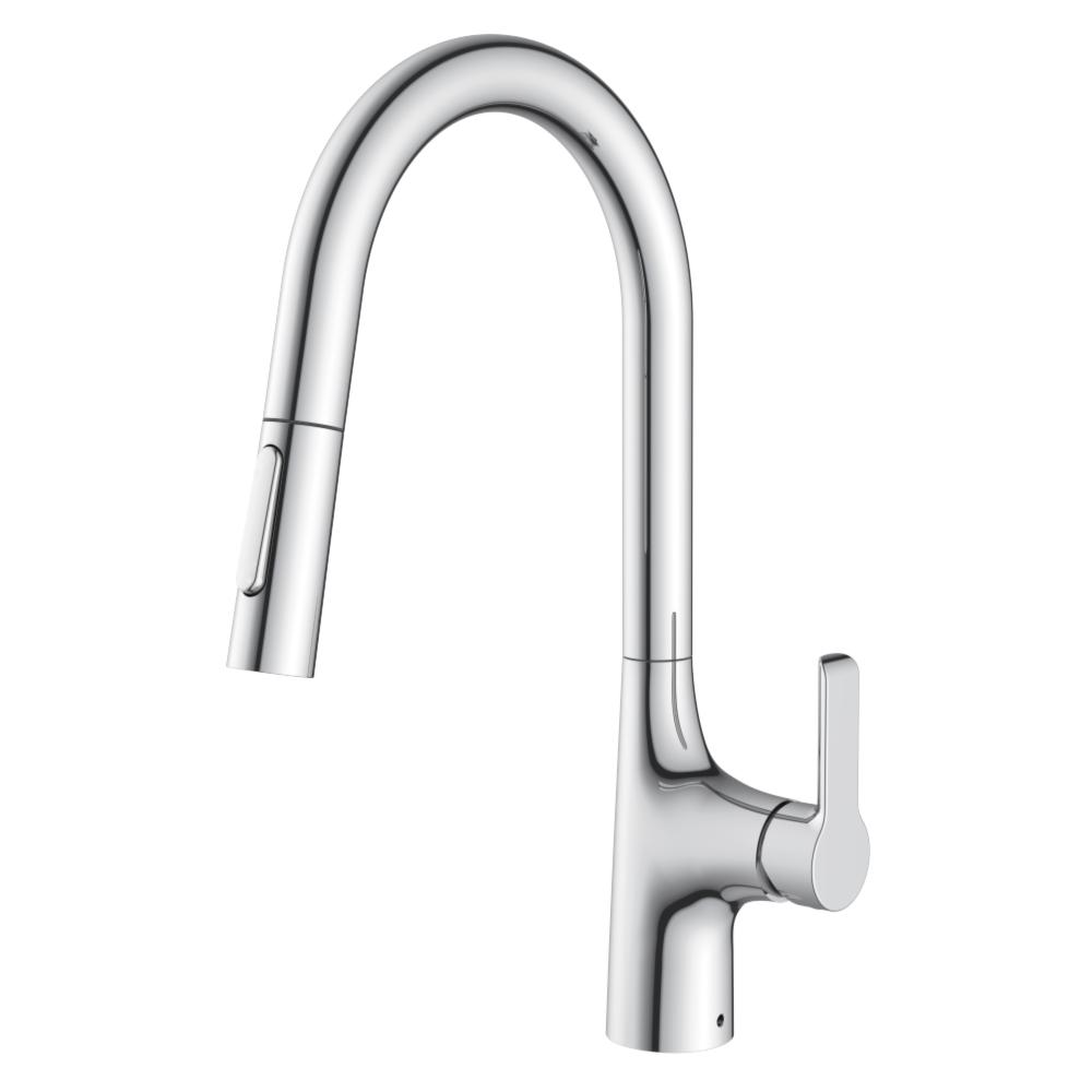 Смеситель для кухни Imprese LIBEN выдвижная лейка 35 мм Хром (ANT-68732)