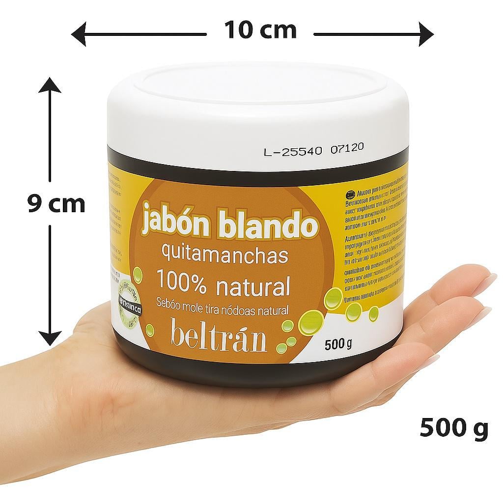 М'яке мило для ручного та машинного прання Beltrán Quitamanchas 100% Natural 500 г - фото 3