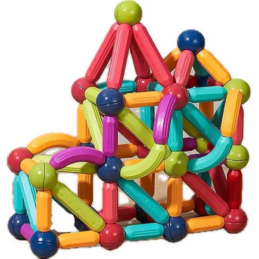 Конструктор 3D дитячий магнітний 64 шт. (2806413)