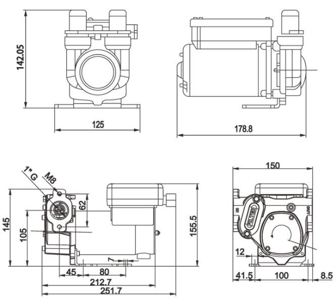 Насос топливоперекачивающий Rewolt 12В (RE SL002-12V) - фото 3