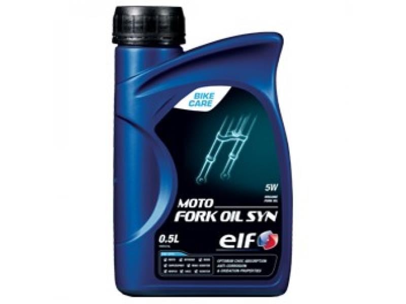 Мастило до мото вилок Elf Moto Fork Oil Syn 5W 0,5 л (FORK SYN 5W-0,5)