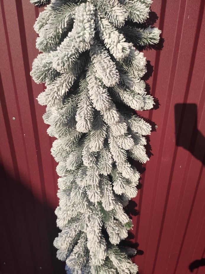 Хвойна гірлянда засніжена лита SGX Буковельська 1 м (1258930685) - фото 4 Хвойна гірлянда засніжена лита SGX Буковельська 1 м (1258930685) - фото 4