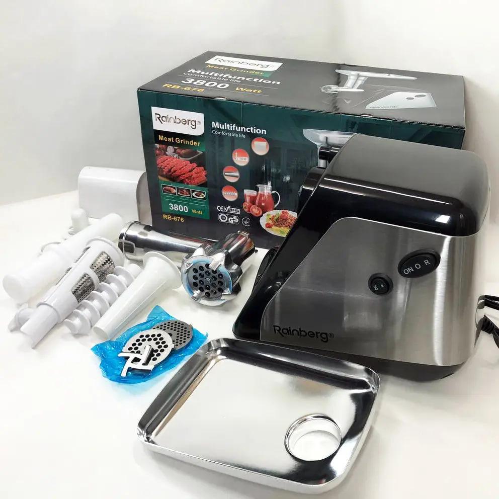 Мясорубка электрическая для томатного сока Rainberg RB-676 3800W (2588227032) - фото 6 Мясорубка электрическая для томатного сока Rainberg RB-676 3800W (2588227032) - фото 6