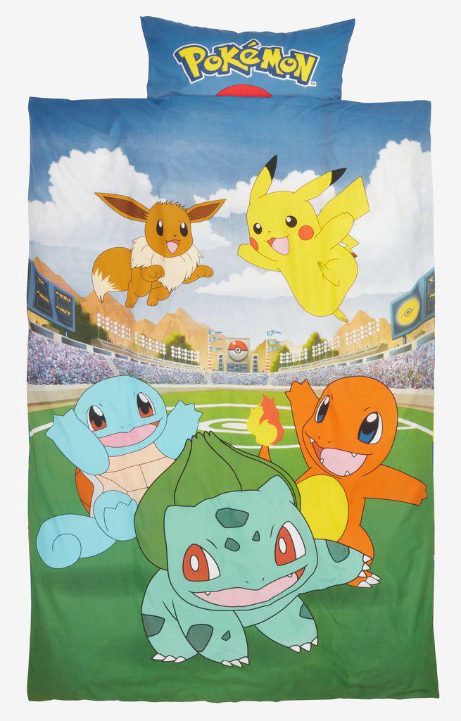 Комплект белья POKEMON 140x200 см Синий (1843380)