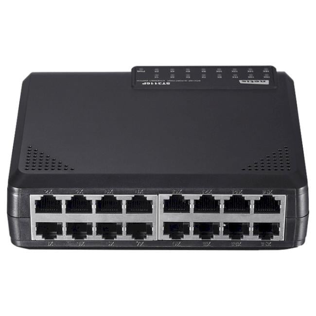 Коммутатор Netis ST3116P неуправляемый 16хFast Ethernet Черный (21027866)