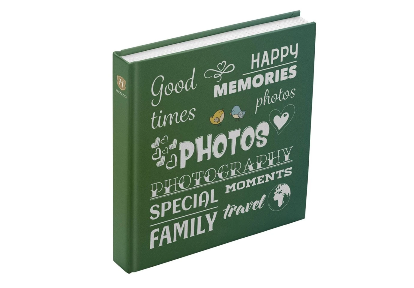 Фотоальбом Henzo Fantasy Wording Green 100стр. 300х300 мм (10.730.01)