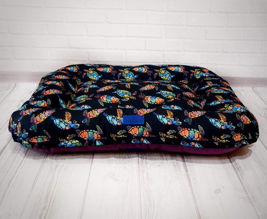 Лежанка-понтон для собак Amore mio Cane Turtle Purple зима/літо до 30 кг 90х70х15 см (P-0001) - фото 4 Лежанка-понтон для собак Amore mio Cane Turtle Purple зима/літо до 30 кг 90х70х15 см (P-0001) - фото 4