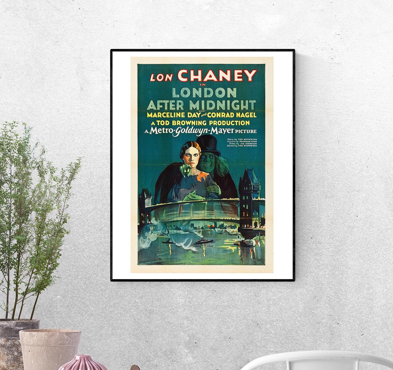 Постер Лондон после полуночи 1927 г. Режиссёр Тод Броунинг формат А-4 (Afisha1900014_Poster)
