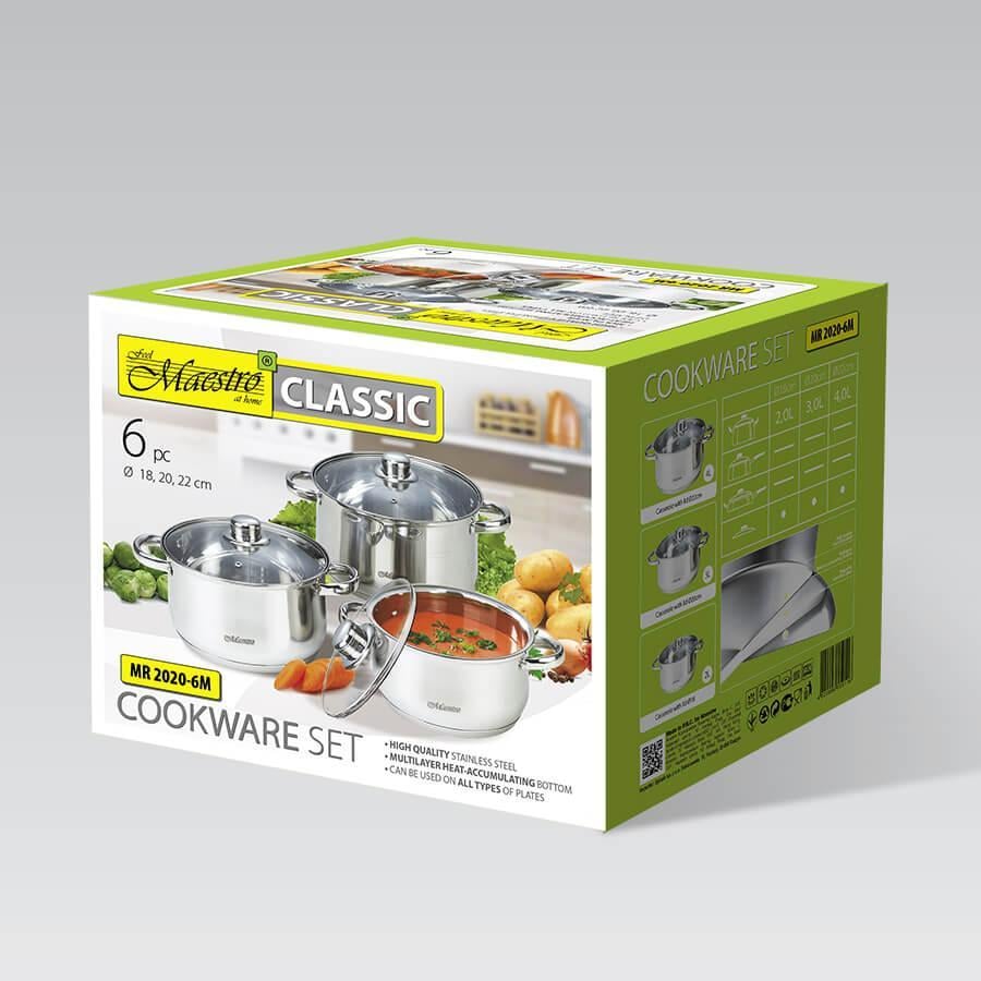 Набір кухонного посуду Maestro 6 пр. (b4ad14f0) - фото 7