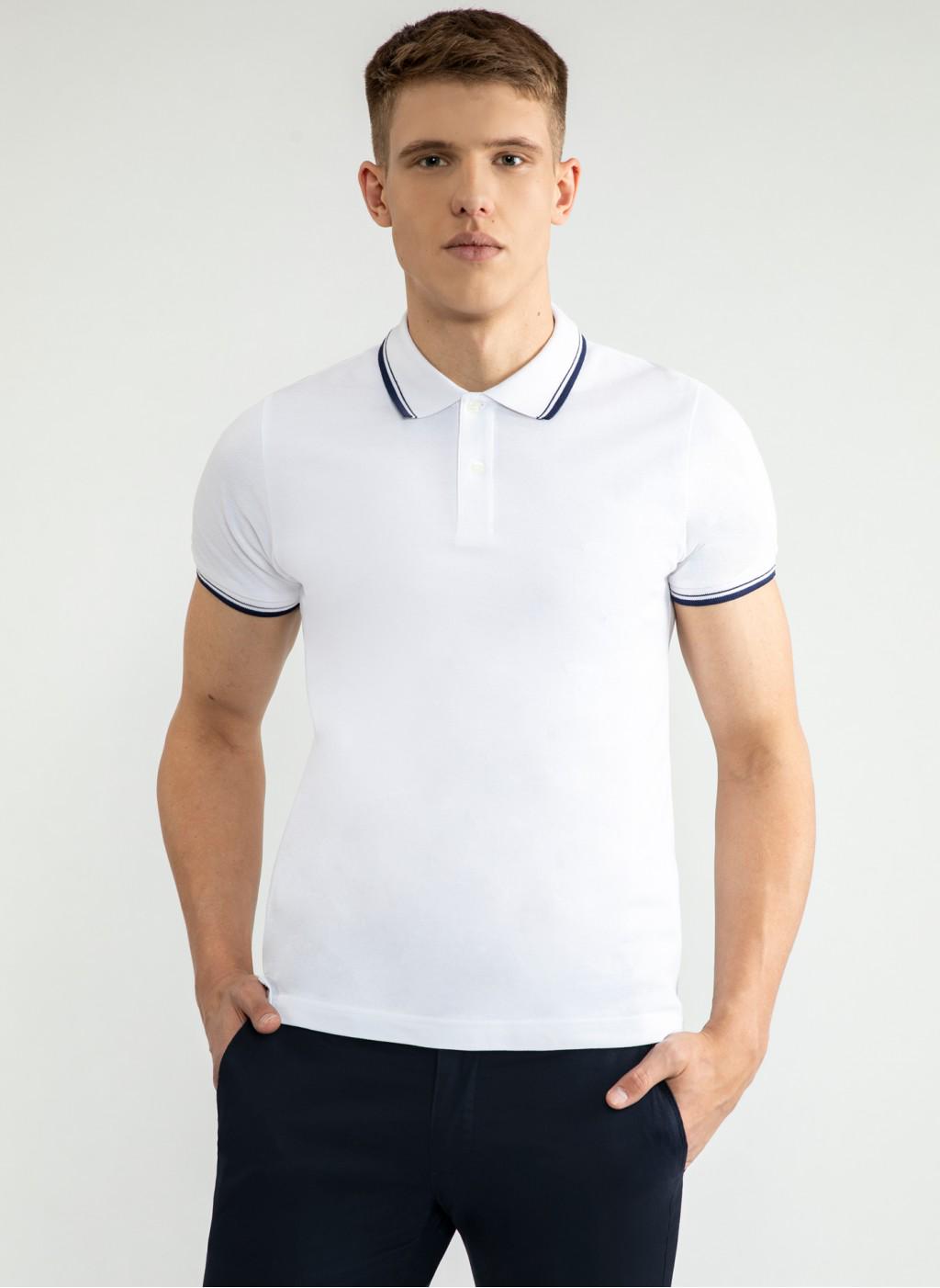 Поло мужское Pako Lorente P22SN-TX-002-B M Белый