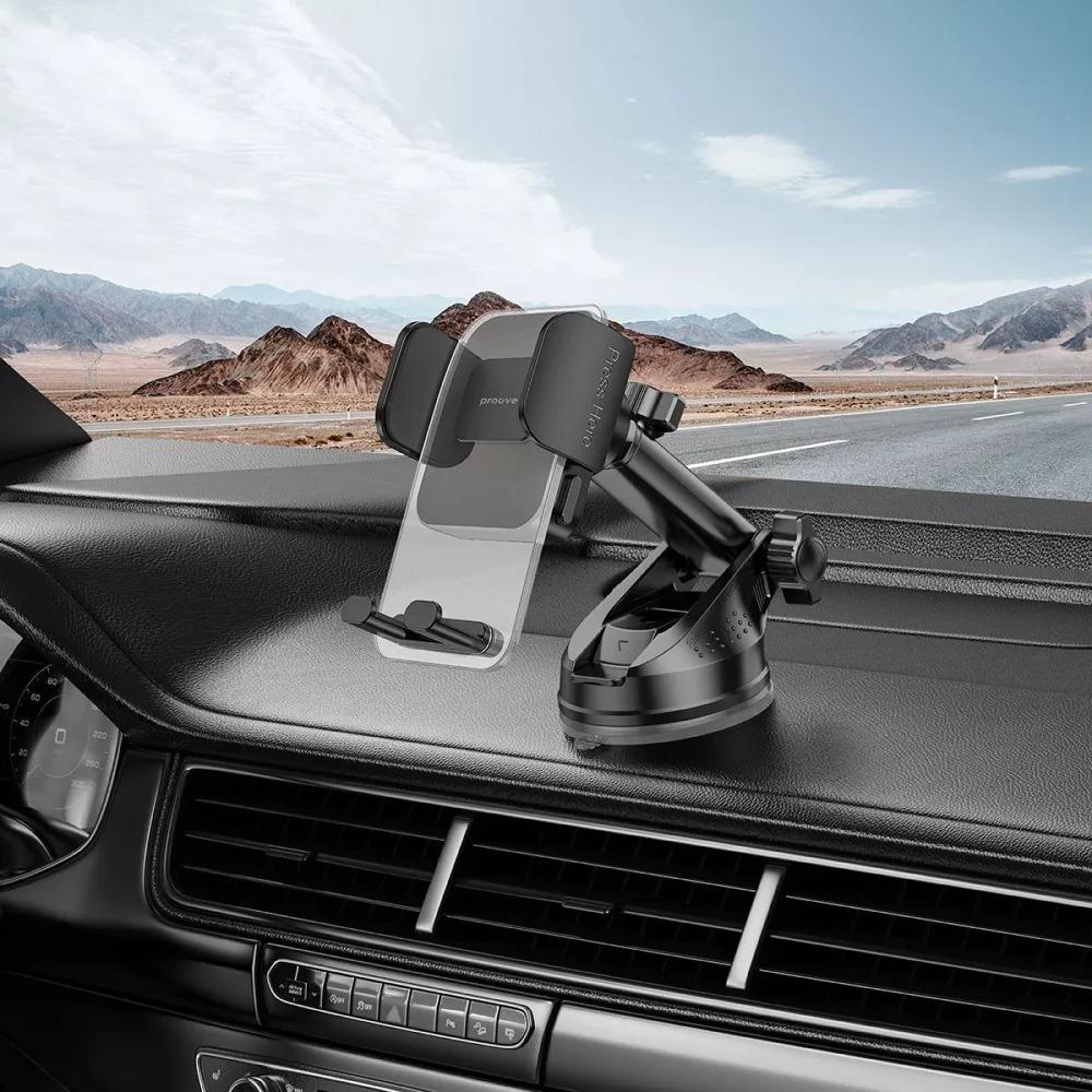 Автомобільний тримач Proove Crystal Clamp Plus Suction Type Car Mount - фото 3