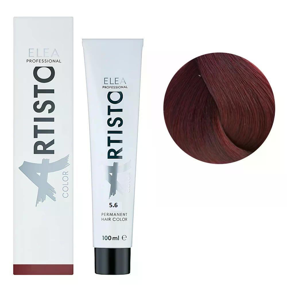 Крем-краска для волос Elea Professional Artisto Color 5.6 Светлый красный шатен 100 мл