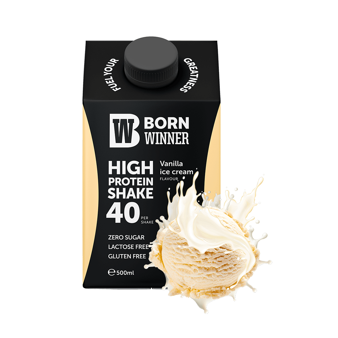 Шейк протеїновий Born Winner зі смаком ванільного морозива 500 мл Шейк протеїновий Born Winner зі смаком ванільного морозива 500 мл