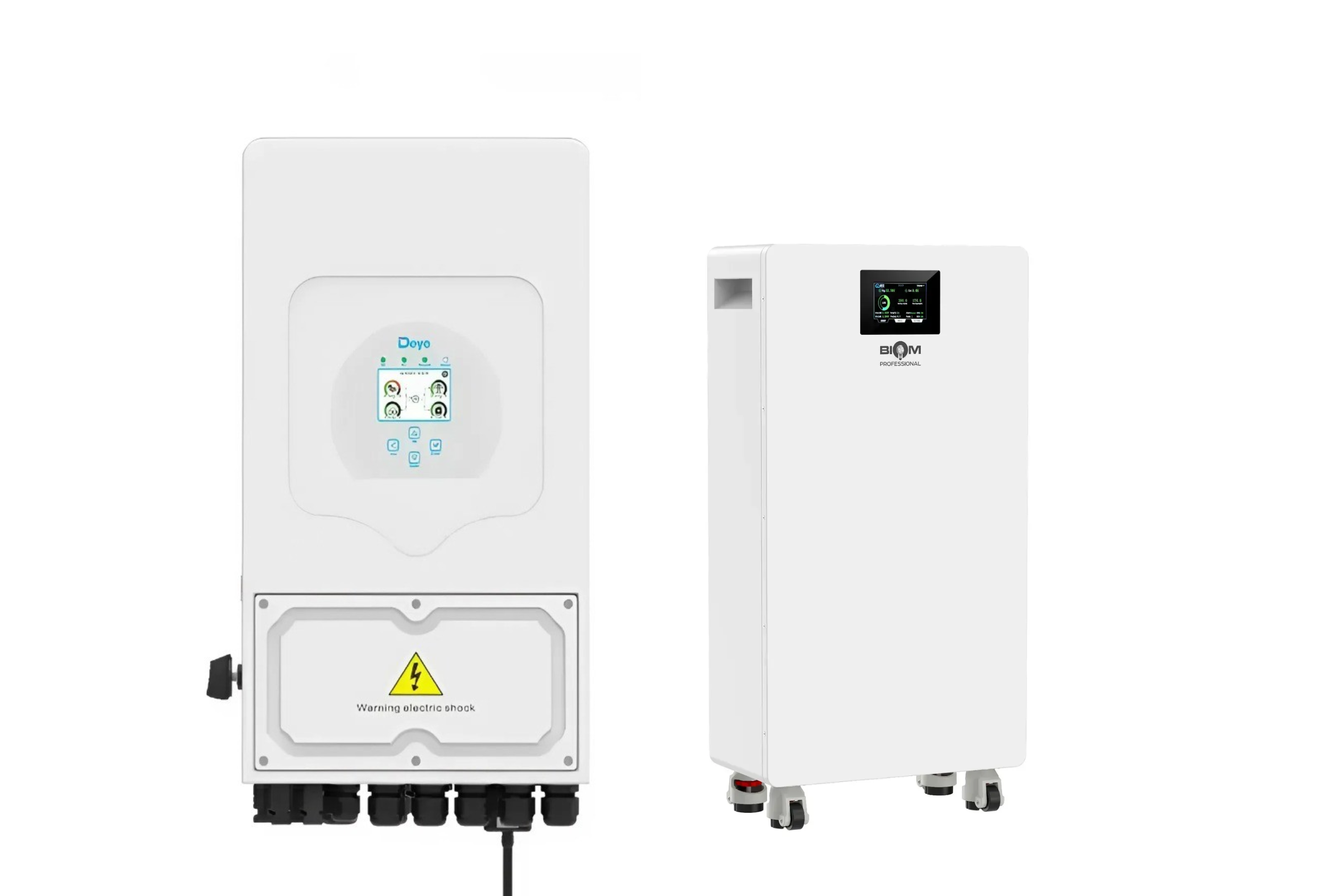 Инвертор Deye SUN-8K-SG05LP1-EU 8 кВт и аккумулятор Biom Professional BALFP-512300-V2 15,36 кВт·ч (33148690)