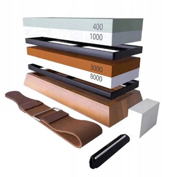 Набор точильных камней 300/400/800/1000 для заточки ножей Silver S12080 (26913642)