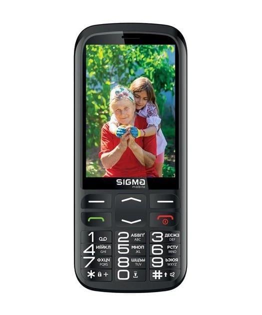 Телефон Sigma mobile Comfort 50 Optima аккумулятор 2500 mAh TYPE-C выход Черный