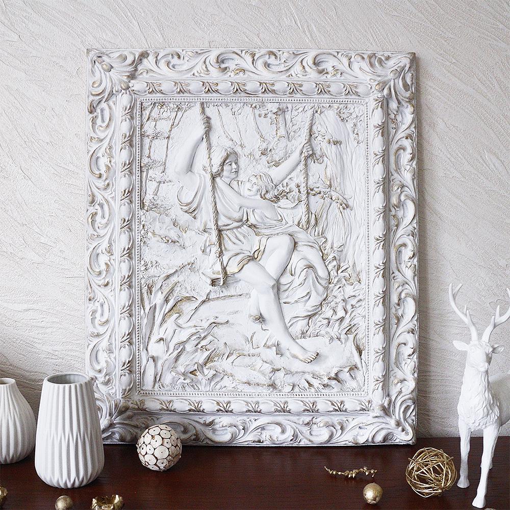 Барельеф Пара на качелях Гранд Презент КР 901 Золото (16956)