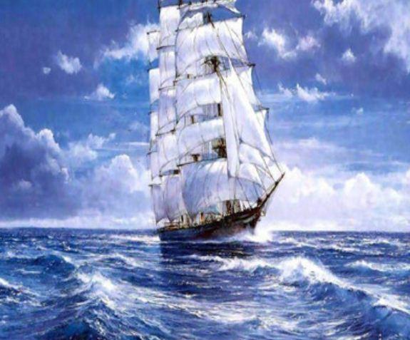 Картина по номерам Josef Otten Корабли Парусник 40х50 см в термопакете (5732Y_O-mt)